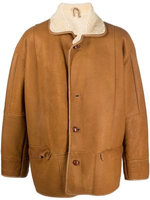 A.N.G.E.L.O. Vintage Cult 1990s shearling lining sheepskin jacket - Brown