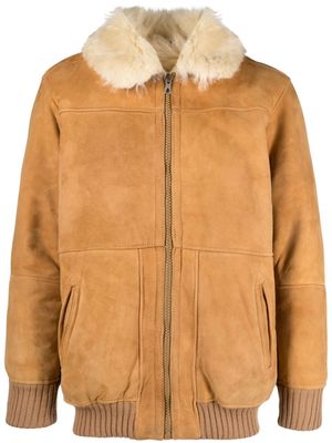 A.N.G.E.L.O. Vintage Cult 1990s shearling zip-up jacket - Brown