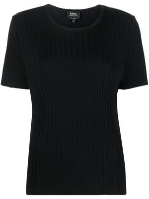 A.P.C. Adélaïde short-sleeve T-shirt - Black