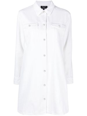 A.P.C. Alpine cotton dress - White
