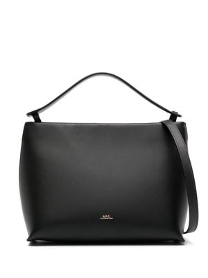 A.P.C. Ashley leather tote bag - Black