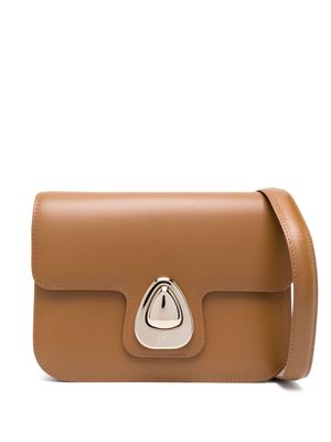 A.P.C. Astra leather crossbody bag - Brown