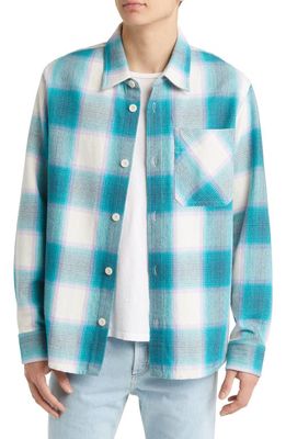 A.P.C. Basile Plaid Flannel Button-Up Shirt in Multicolor