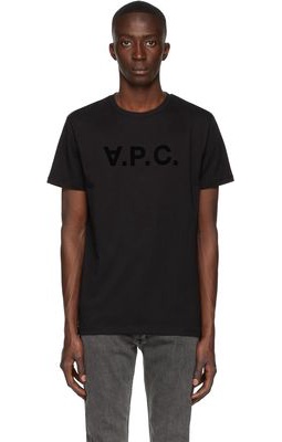 A.P.C. Black V.P.C. T-Shirt