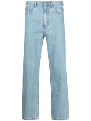A.P.C. bleached straight-leg jeans - Blue