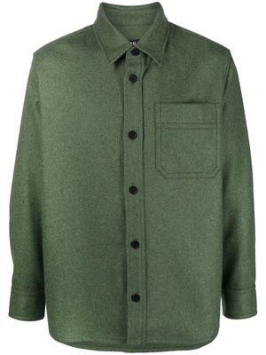 A.P.C. button-up jacket - Green