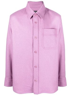 A.P.C. button-up jacket - Purple