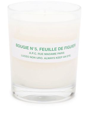 A.P.C. Candle No.5 Feuille De Figuier - White
