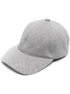 A.P.C. Charlie logo-embroidered baseball cap - Grey