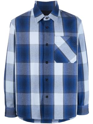 A.P.C. check-pattern shirt - Blue
