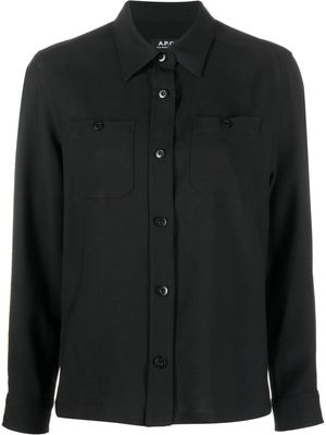 A.P.C. Chloé long-sleeve shirt - Black