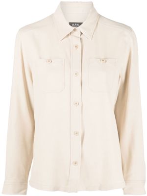 A.P.C. Chloé long-sleeve shirt - Neutrals