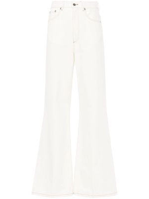 A.P.C. Clinteau high-rise wide-leg jeans - Neutrals