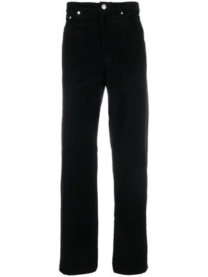 A.P.C. corduroy straight-leg trousers - Black