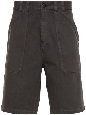 A.P.C. cotton twill shorts - Grey