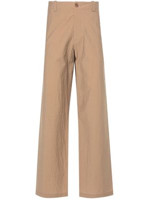 A.P.C. creased tapered trousers - Neutrals