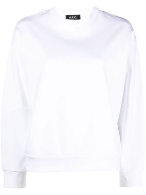 A.P.C. crew-neck sweatshirt - White