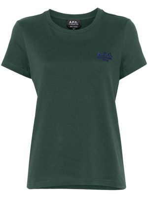 A.P.C. Denise cotton T-shirt - Green