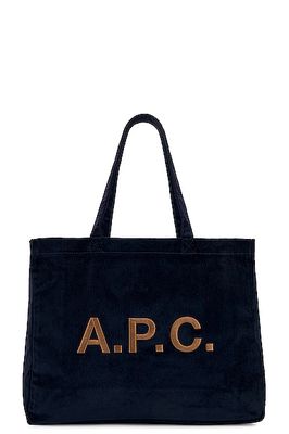 A.P.C. Diane Shopping Bag in Navy