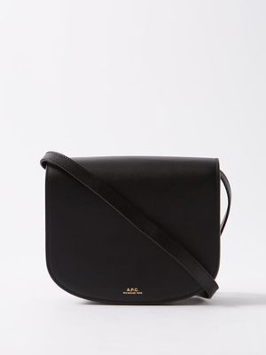 A.P.C. - Dina Leather Cross-body Bag - Womens - Black