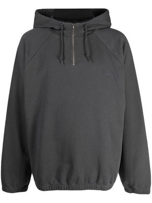 A.P.C. Ethan half-zip hoodie - Grey