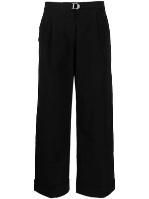A.P.C. Euphemia belted wide-leg trousers - Black