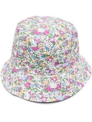 A.P.C. floral-print bucket hat - White
