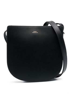 A.P.C. Geneve leather shoulder bag - Black
