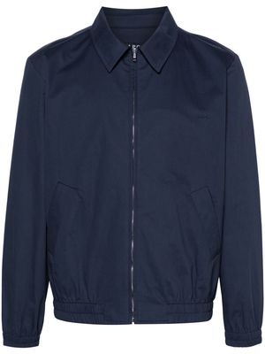 A.P.C. Gilbert cotton shirt jacket - Blue