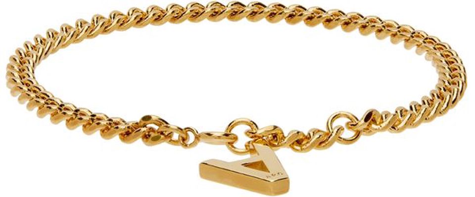 A.P.C. Gold Logo A Bracelet