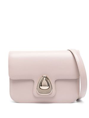 A.P.C. Grace leather crossbody bag - Pink