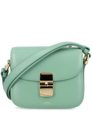 A.P.C. Grace leather mini bag - Green