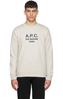 A.P.C. Gray Rufus Sweatshirt
