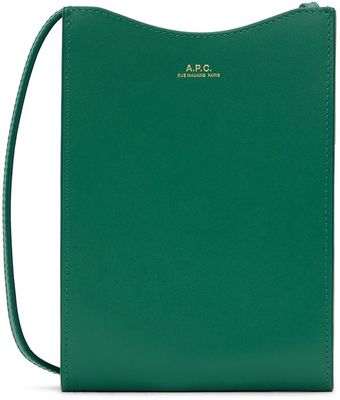 A.P.C. Green Jamie Pouch