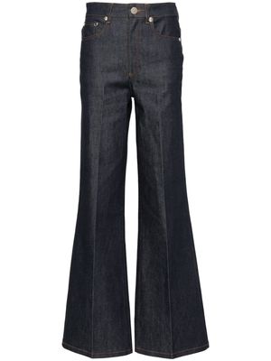 A.P.C. high-waisted flared jeans - Blue
