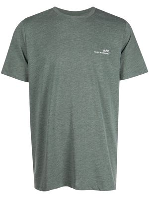 A.P.C. Item cotton T-shirt - Grey