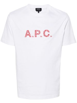 A.P.C. James cotton T-shirt - White