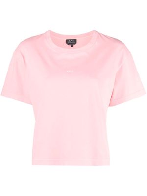 A.P.C. Jen cotton T-shirt - Pink