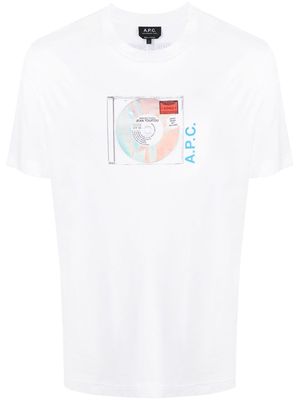A.P.C. Jibe cotton T-shirt - White