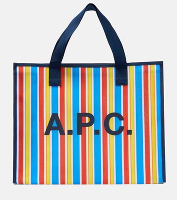 A.P.C. Johanna striped tote bag