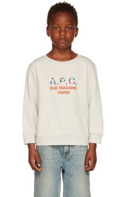 A.P.C. Kids Gray Achille Sweatshirt