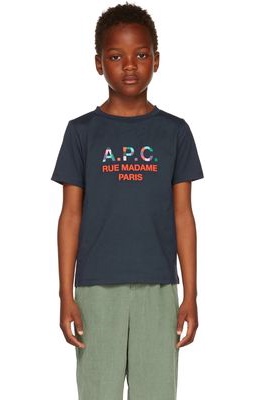 A.P.C. Kids Navy Tao T-Shirt