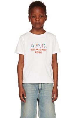 A.P.C. Kids White Tao T-Shirt