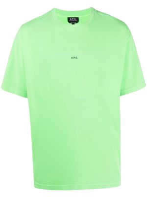 A.P.C. Kyle cotton T-shirt - Green