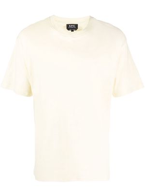 A.P.C. Kyle logo-print cotton T-shirt - Yellow