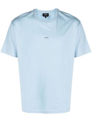 A.P.C. Kyle organic-cotton T-shirt - Blue