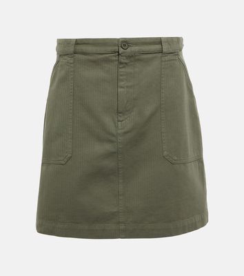 A.P.C. Lea cotton twill miniskirt