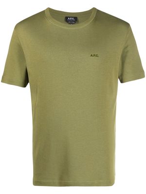 A.P.C. Lewis cotton T-shirt - Green