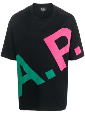 A.P.C. Lisandre cotton T-shirt - Black