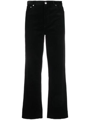 A.P.C. low-rise cropped jeans - Black
